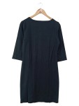 Vorschaubild 2 von KENNY S. Damen Businesskleid Gr. 38/M Schwarz Elegant Klassisch