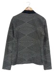 Vorschaubild 2 von Blazer Damen Grau Gr. UNI Polyester Grafisch Business Langarm Herbst/Winter