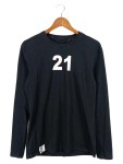 Vorschaubild 1 von Langarmshirt Herren S Schwarz Schriftzug Casual Sportlich