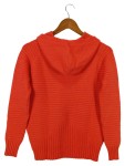 Vorschaubild 2 von FINERY Damen Kapuzenpullover Rot Gr. S/M (36/38) Rippstrick Casual