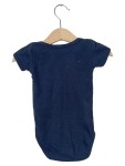 Vorschaubild 2 von Baby Body Gr. 62 Blau Kurzarm Baumwolle Logo-Print