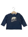 Vorschaubild 1 von Langarmshirt Kinder Gr. 68 Blau mit Bär Logo Casual