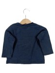 Vorschaubild 2 von Langarmshirt Kinder Gr. 68 Blau mit Bär Logo Casual
