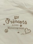 Vorschaubild 3 von Damen T-Shirt UNI Weiß Casual Lochmuster