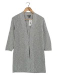 Vorschaubild 1 von Damen Strickjacke Grau Gr. 36/S Klassisch Elegant Meliert