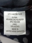 Vorschaubild 4 von Etuikleid Damen Gr. 38/M Grau Punkte Business Midikleid