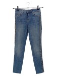 Vorschaubild 1 von Damen Jeans Straight Leg W26/34/XS Blau mit Seitenstreifen Casual