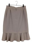 Vorschaubild 2 von Volantrock Damen Gr. 36/S Beige Elegant Midirock