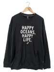 Vorschaubild 1 von Sweatshirt Herren S 46 Schwarz Schriftzug Casual Modern