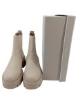 Vorschaubild 2 von Damen Stiefelette Chelsea Boots Beige Gr. 38 Plateau Modern