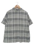Vorschaubild 2 von Damen Freizeithemd Kariert Grau Gr. 42/L Kurzarm Casual