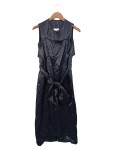 Vorschaubild 1 von Damen Freizeitkleid Gr. 34/XS Schwarz Elegant Minimalistisch Midikleid
