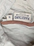Vorschaubild 3 von Damen Sweatshirt Grau 36/S Casual Hoodie Papierboote Muster