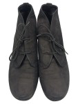 Vorschaubild 2 von Damen Stiefelette Gr. 39.5 Schwarz Casual Schnürschuhe Wildleder