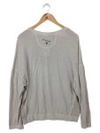 Vorschaubild 2 von Langarmshirt Damen Gr. 36/S Grau Casual Frauen Motiv Pailletten