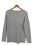 Vorschaubild 2 von Damen Sweatshirt Grau Gr. 34/XS Melierter Logo Print Freizeit