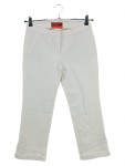 Vorschaubild 1 von Damen Stoffhose Gr. N2 (36/S) Weiß Klassisch Elegant