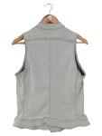 Vorschaubild 2 von Damen Leichte Weste Gr. 40/L Grau Casual Jeansweste