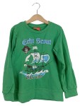 Vorschaubild 1 von Kinder Sweatshirt Grün Gr. 128/134 Piratenschiff Print Casual
