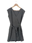 Vorschaubild 2 von MARC O POLO Damen Strickkleid Gr. 38/M Grau Wickelkleid Viskose Elegant