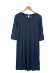 Vorschaubild 1 von MARC O POLO Damen Blusenkleid Gr. 34/XS Blau Jersey Midikleid Klassisch