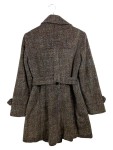 Vorschaubild 2 von Damen Wollmantel Gr. 34/S Grau Klassisch Elegant