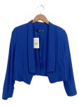 Vorschaubild 1 von Damen Blazer Gr. 34/XS Blau Elegant Modern Cropped Jacke