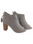 Vorschaubild 1 von JENNYFAIRY Damen Peeptoe Stiefeletten Grau Gr. 37 Elegant Modern