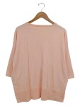 Vorschaubild 2 von Pullover Damen Rosa UNI 3/4-Arm Rippstrick Casual Viskose