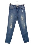 Vorschaubild 1 von Damen Destroyed Jeans Boyfriend W24/L32 Blau Casual