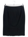 Vorschaubild 2 von Damen Bleistiftrock Gr. 40 L Schwarz Business Elegant Midirock UK 12