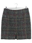 Vorschaubild 2 von Damen Bleistiftrock 42/XL Kariert Tweed Klassisch Elegant