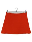 Vorschaubild 1 von Damen Faltenrock Gr. 38;M Rot Elegant Klassisch Schurwolle