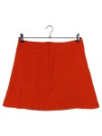 Vorschaubild 2 von Damen Faltenrock Gr. 38;M Rot Elegant Klassisch Schurwolle