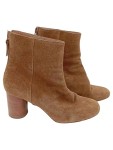 Vorschaubild 1 von Damen Stiefelette Gr. 36 Braun Wildleder Klassisch Elegant Ankle Boots