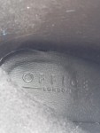 Vorschaubild 3 von LONDON Damen Stiefel Gr. 36 Schwarz Kroko-Optik Schnürstiefel Blockabsatz