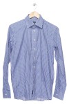 Vorschaubild 1 von sand Herren Freizeithemd Gr. 48/M Blau Kariert Langarm Baumwolle Casual