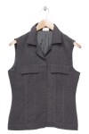 Vorschaubild 1 von Leichte Weste Damen Grau Gr. 36/S Elegant Business Viskose