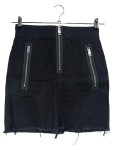 Vorschaubild 1 von Damen Jeansrock Schwarz Gr. 34;XS Casual Minirock Reißverschluss