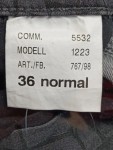 Vorschaubild 4 von Damen Jeans Regular Fit Grau Gr. 36 Strukturmuster
