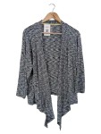 Vorschaubild 1 von Damen Strickjacke Cardigan Gr. 44/46 Grau Casual Meliert