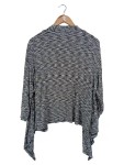 Vorschaubild 2 von Damen Strickjacke Cardigan Gr. 44/46 Grau Casual Meliert