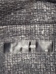 Vorschaubild 3 von Sweatjacke Damen Strukturmuster Reißverschluss Grau Gr. 40