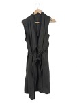 Vorschaubild 1 von Damen Leichte Weste Schwarz Gr. 38/M Basic Modern Minimalistisch