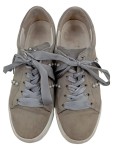 Vorschaubild 2 von Damen Schnürschuhe Wildleder Grau Gr. 39 Perlen Schleife
