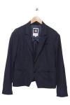 Vorschaubild 1 von Damen Blazer Gr. 36/S Blau Business Klassisch Baumwolle