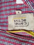 Vorschaubild 3 von Herren Freizeithemd Kariert Rot Gr. 48/M Casual Langarm Baumwolle