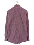 Vorschaubild 2 von Herren Freizeithemd Kariert Rot Gr. 48/M Casual Langarm Baumwolle