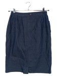Vorschaubild 2 von Damen Jeansrock Gr. 38/M Blau Casual Midirock Denim Nieten