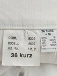 Vorschaubild 4 von Damen Jeans Straight Leg Gr. 36 Weiß Casual Baumwolle-Mix